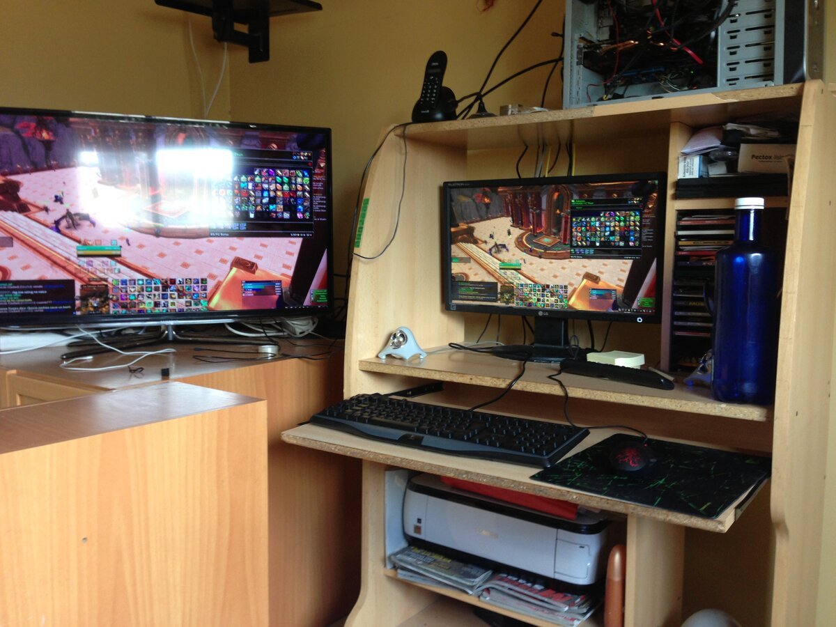 Setup gaming antes de la transformación